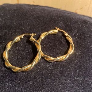 Gold over Sterling earrings